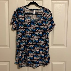 Lularoe Disney Classic tee black with Minnie Mouse